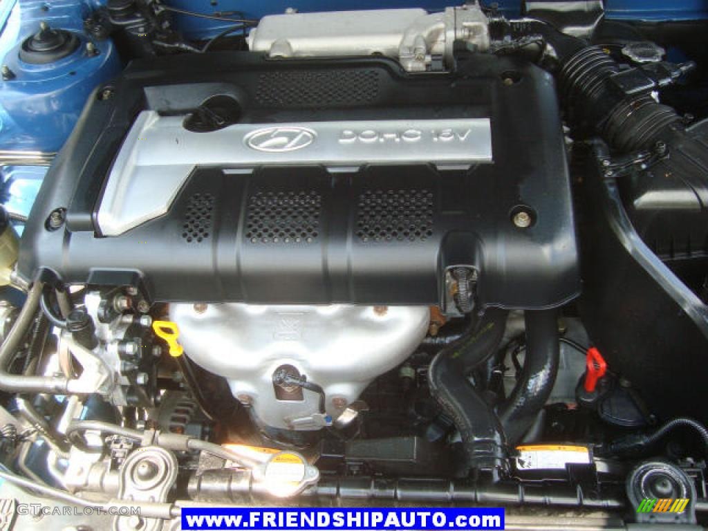 2006 Elantra GLS Sedan - Tidal Wave Blue / Gray photo #7
