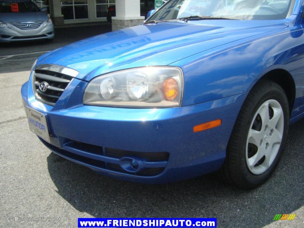 2006 Elantra GLS Sedan - Tidal Wave Blue / Gray photo #9