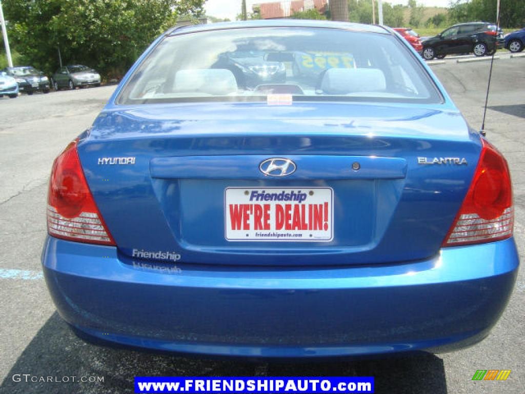 2006 Elantra GLS Sedan - Tidal Wave Blue / Gray photo #11