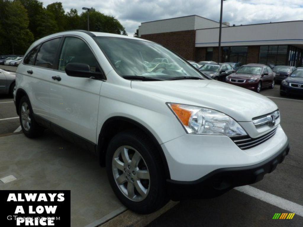 2007 CR-V EX 4WD - Taffeta White / Gray photo #1