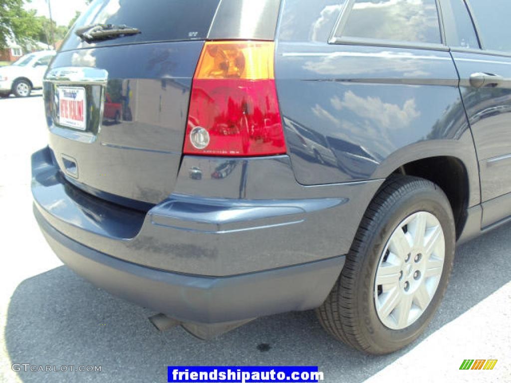 2008 Pacifica LX - Modern Blue Pearlcoat / Pastel Slate Gray photo #12