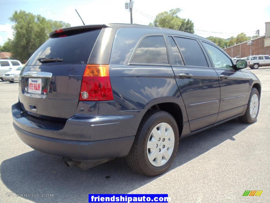 2008 Pacifica LX - Modern Blue Pearlcoat / Pastel Slate Gray photo #13