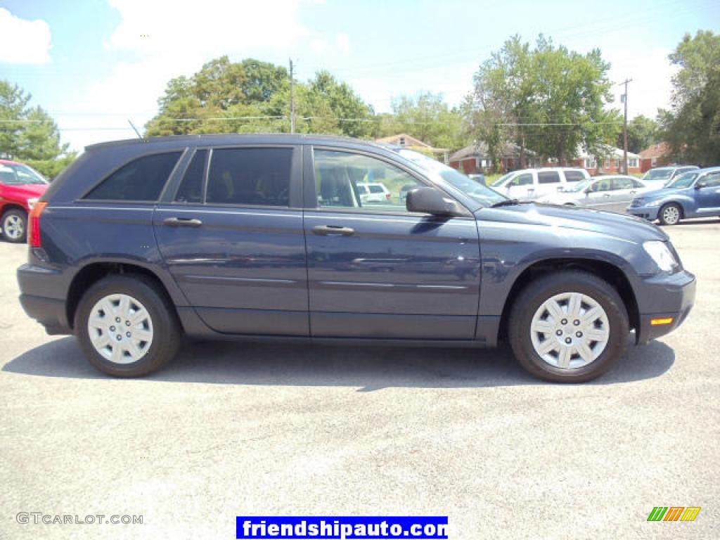 2008 Pacifica LX - Modern Blue Pearlcoat / Pastel Slate Gray photo #14
