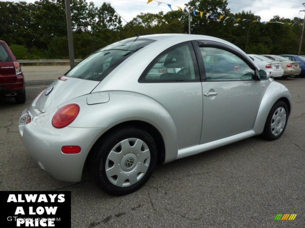 2001 New Beetle GLS Coupe - Silver Arrow Metallic / Black photo #5