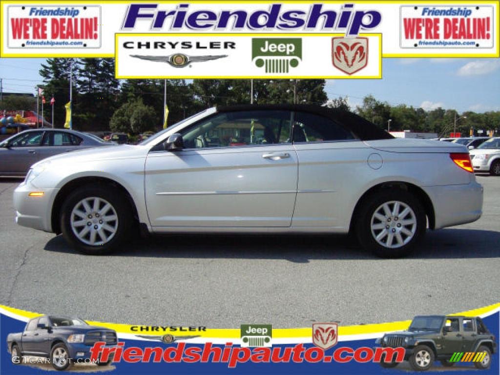 2009 Sebring LX Convertible - Bright Silver Metallic / Dark Slate Gray photo #1