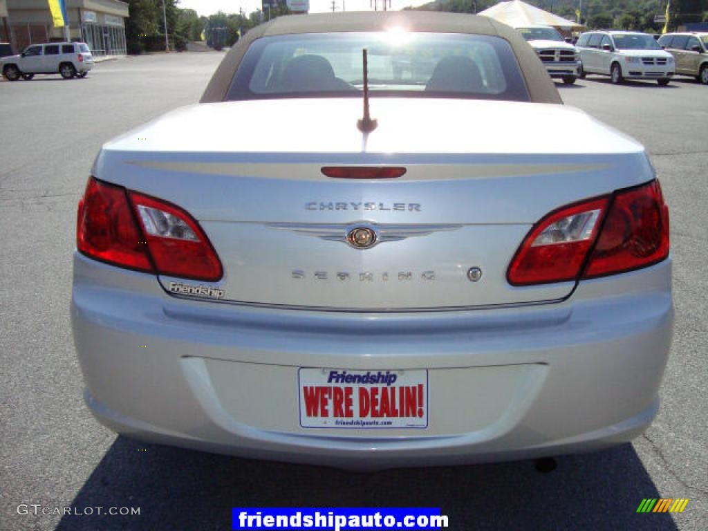 2009 Sebring LX Convertible - Bright Silver Metallic / Dark Slate Gray photo #10