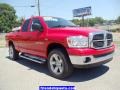 2007 Flame Red Dodge Ram 1500 Big Horn Edition Quad Cab 4x4  photo #15