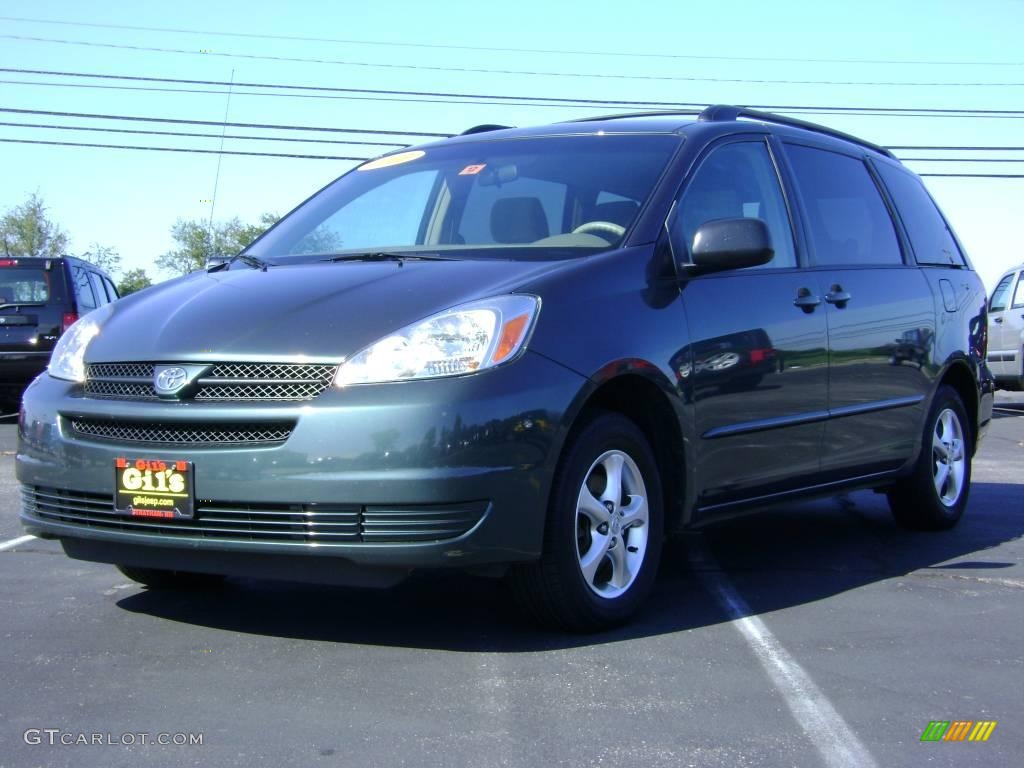 2005 Sienna LE - Aspen Green Pearl / Taupe photo #3
