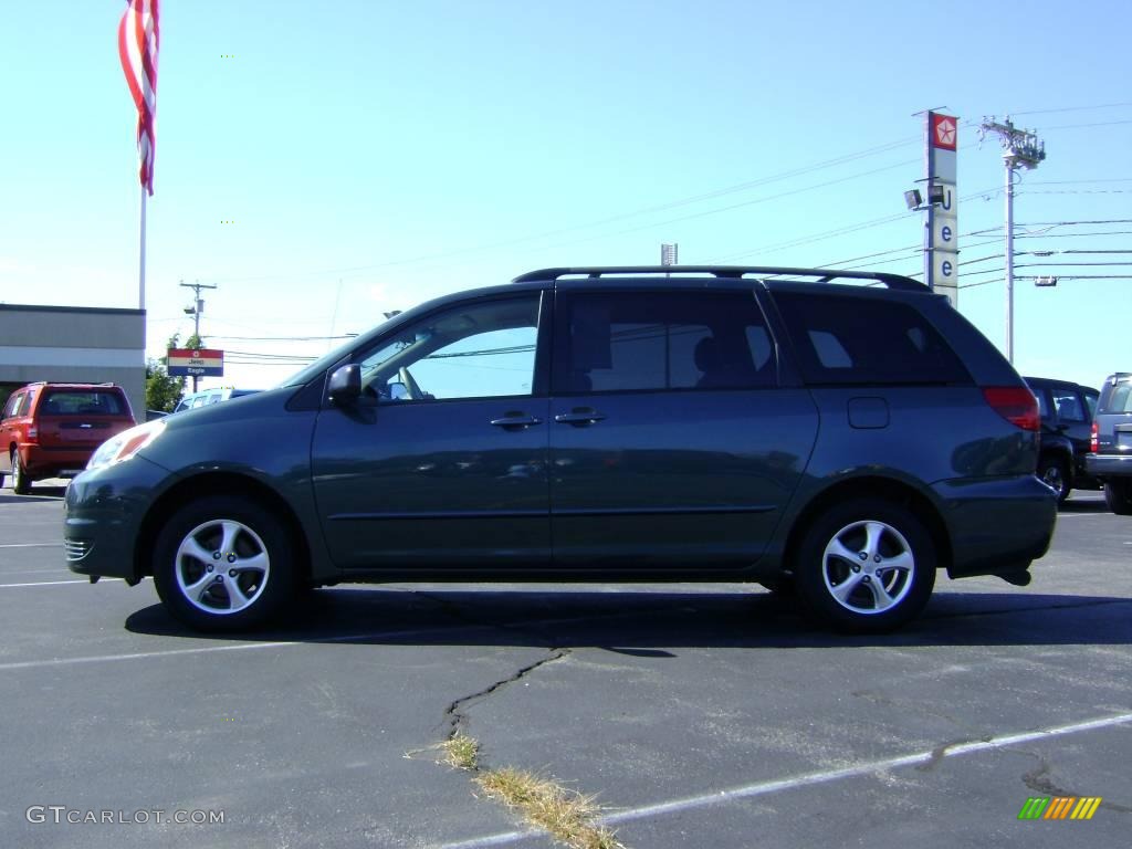 2005 Sienna LE - Aspen Green Pearl / Taupe photo #4