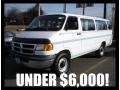 1998 White Dodge Ram Van 3500 Extended #3572775