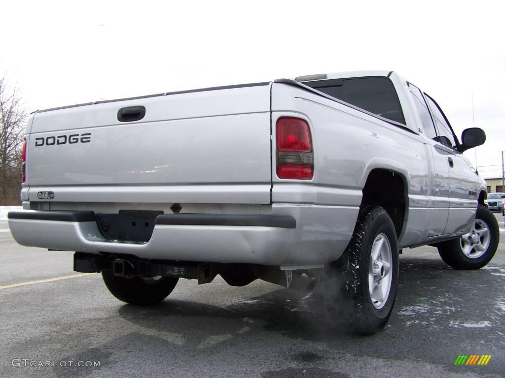 2001 Ram 1500 SLT Club Cab - Bright Silver Metallic / Agate photo #4