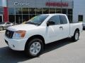 Blizzard White 2011 Nissan Titan SV King Cab