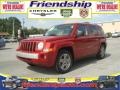 2007 Inferno Red Crystal Pearl Jeep Patriot Limited 4x4  photo #2