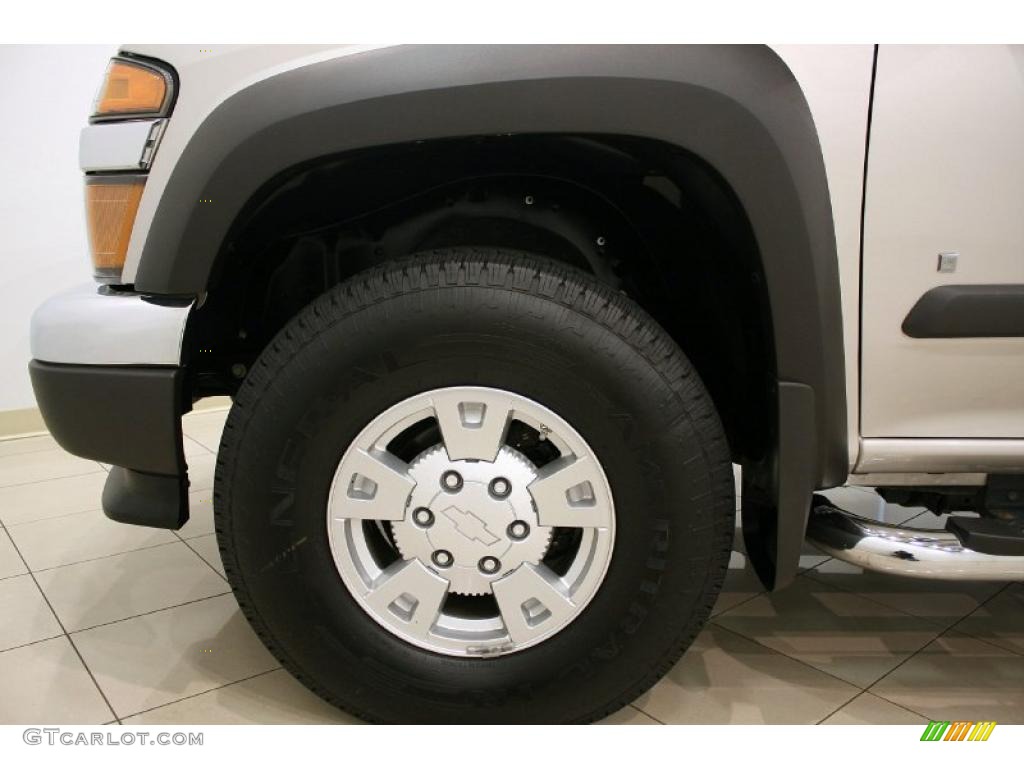 2007 Colorado LT Crew Cab 4x4 - Silver Birch Metallic / Very Dark Pewter photo #22