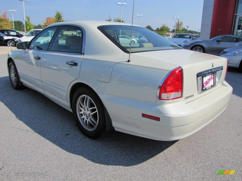 2002 Diamante LS - Platinum White Pearl / Brown/Tan photo #3
