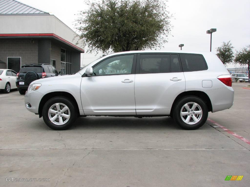Classic Silver Metallic 2008 Toyota Highlander Standard Highlander Model Exterior Photo #3608092