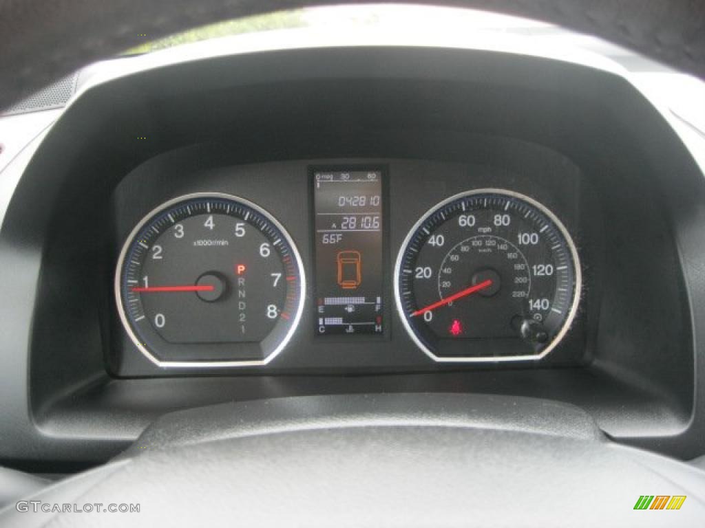 2008 CR-V EX-L 4WD - Nighthawk Black Pearl / Black photo #15