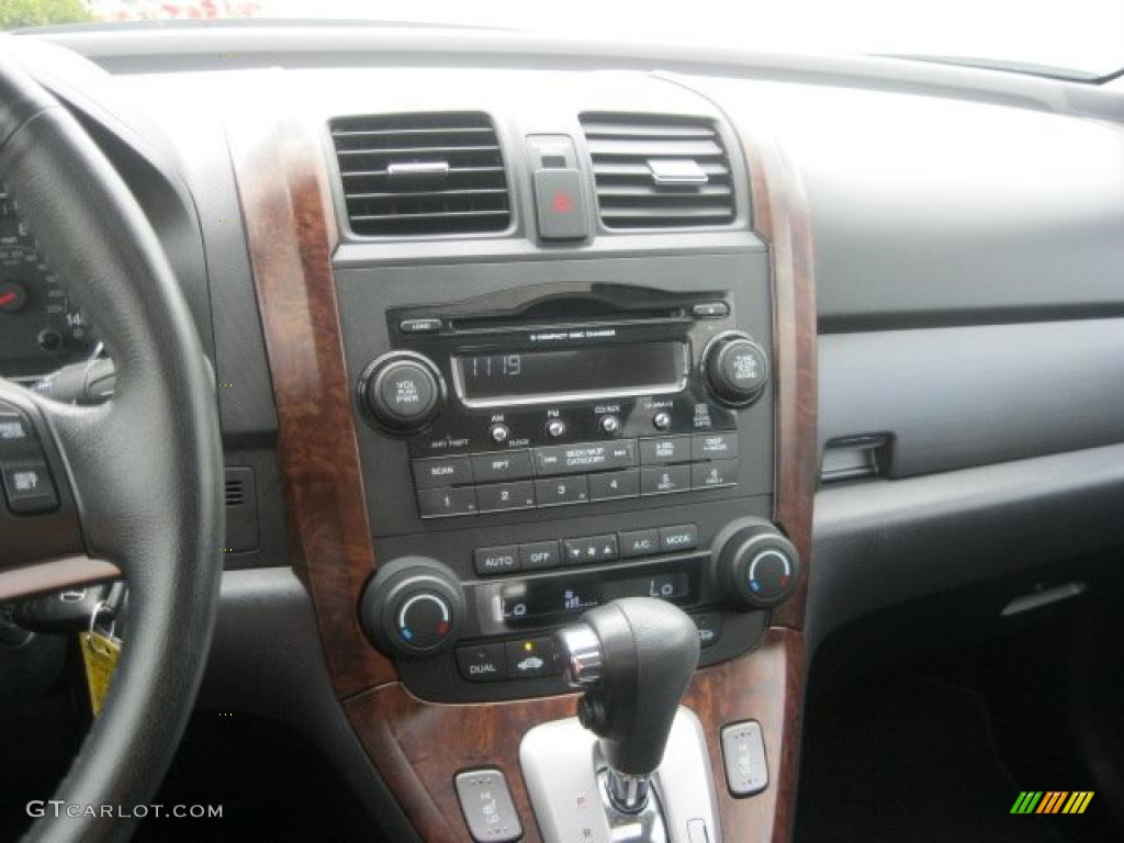 2008 CR-V EX-L 4WD - Nighthawk Black Pearl / Black photo #17