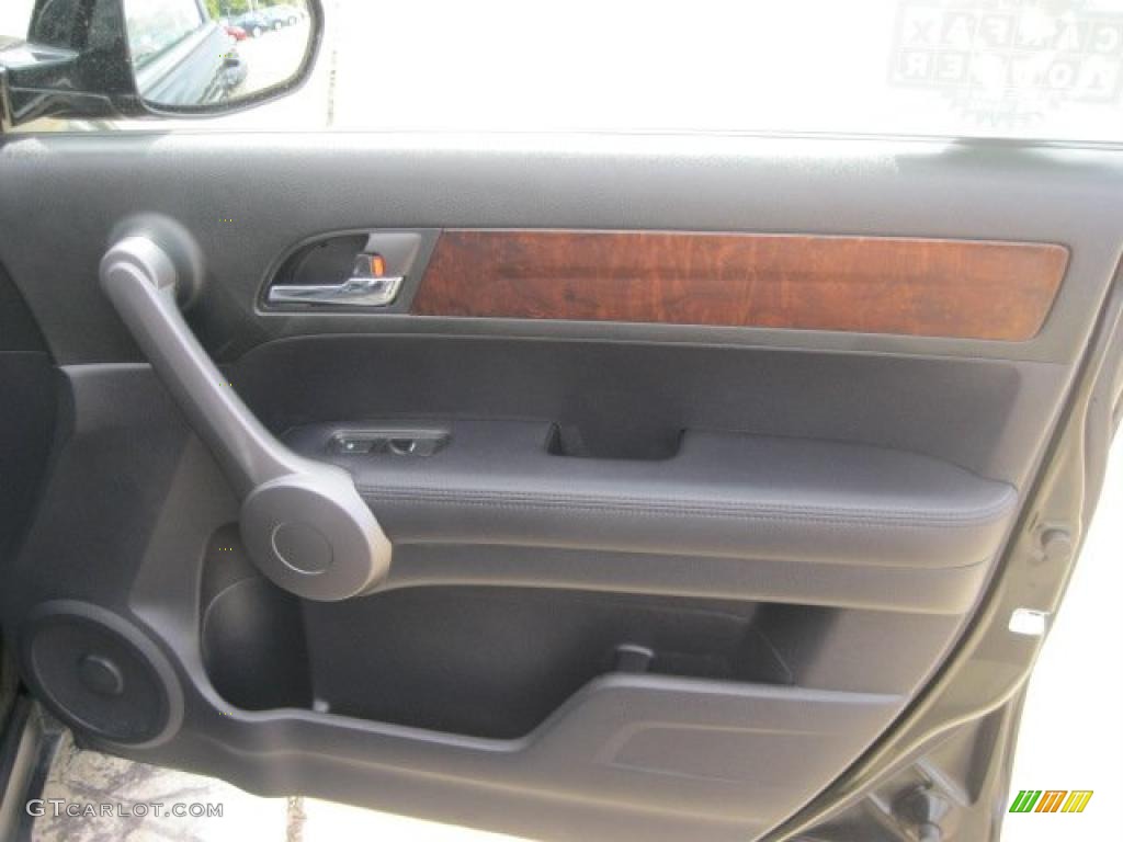 2008 CR-V EX-L 4WD - Nighthawk Black Pearl / Black photo #23