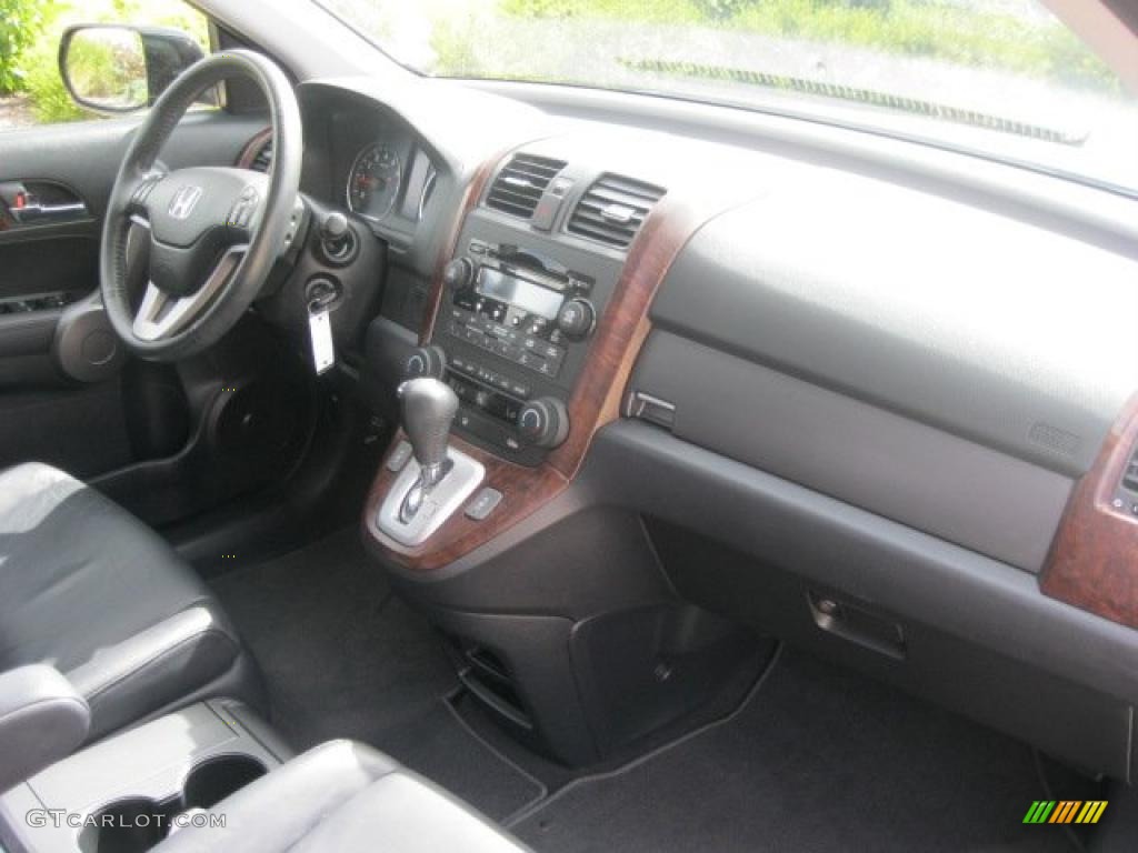 2008 CR-V EX-L 4WD - Nighthawk Black Pearl / Black photo #24