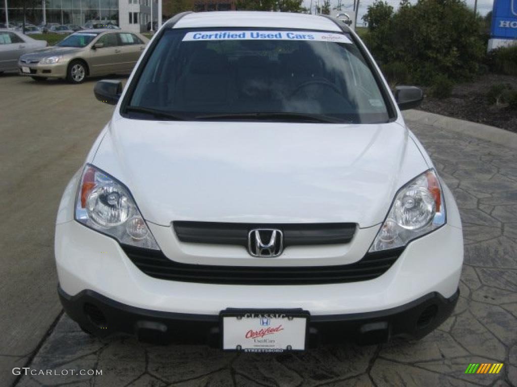 2007 CR-V LX 4WD - Taffeta White / Gray photo #5