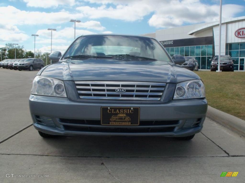 2001 Optima LX V6 - Steel Blue / Gray photo #2