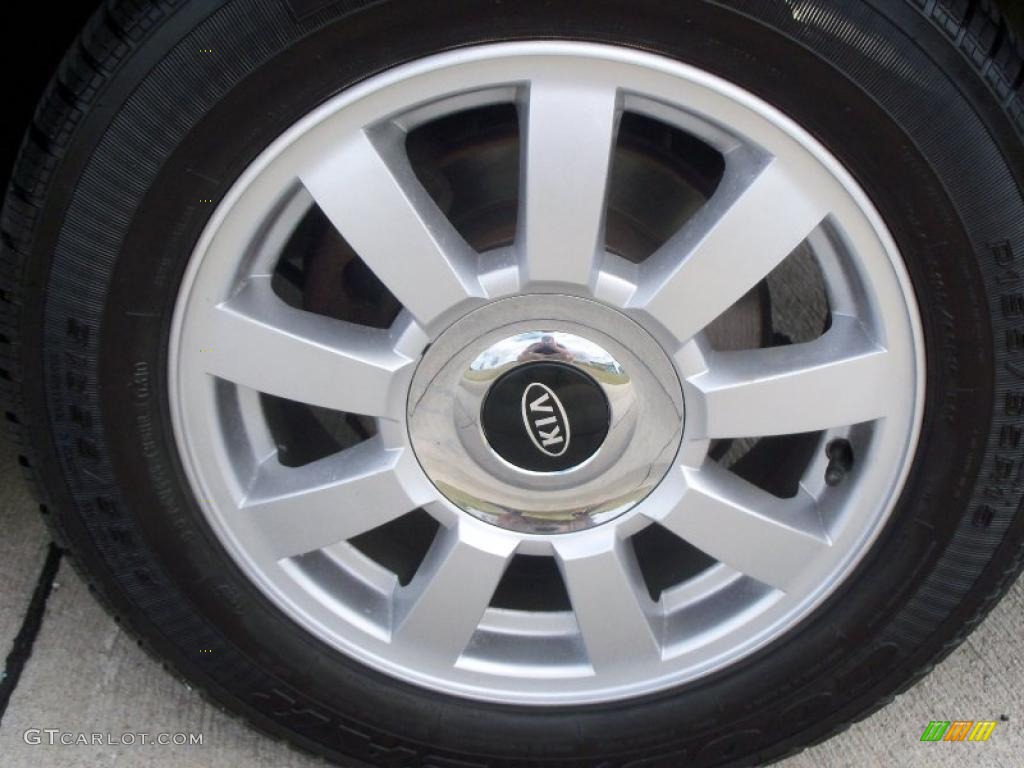 2001 Optima LX V6 - Steel Blue / Gray photo #25