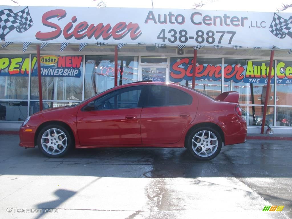 2005 Neon SRT-4 - Flame Red / Dark Slate Gray photo #1