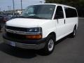 2010 Summit White Chevrolet Express LT 3500 Extended Passenger Van  photo #1