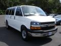 2010 Summit White Chevrolet Express LT 3500 Extended Passenger Van  photo #3