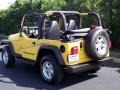 2001 Solar Yellow Jeep Wrangler SE 4x4  photo #7