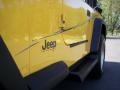 2001 Solar Yellow Jeep Wrangler SE 4x4  photo #25