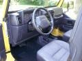 2001 Solar Yellow Jeep Wrangler SE 4x4  photo #32