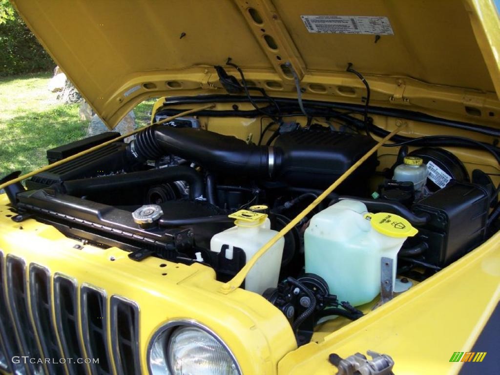 2001 Wrangler SE 4x4 - Solar Yellow / Agate Black photo #47