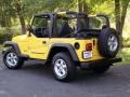 2001 Solar Yellow Jeep Wrangler SE 4x4  photo #54