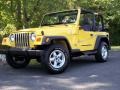 2001 Solar Yellow Jeep Wrangler SE 4x4  photo #56