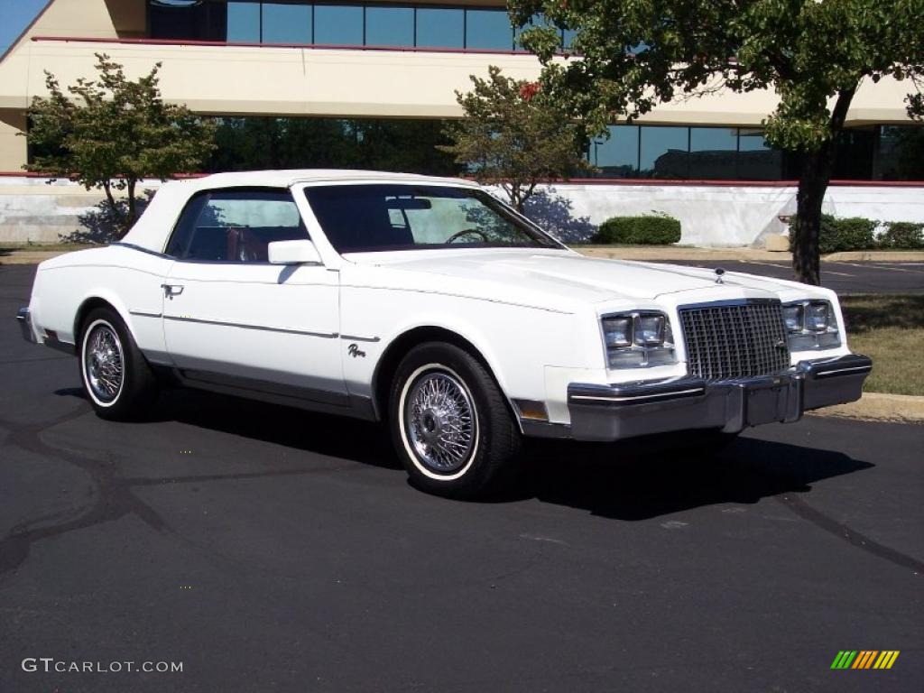 1983 Riviera Convertible - White / Red photo #2