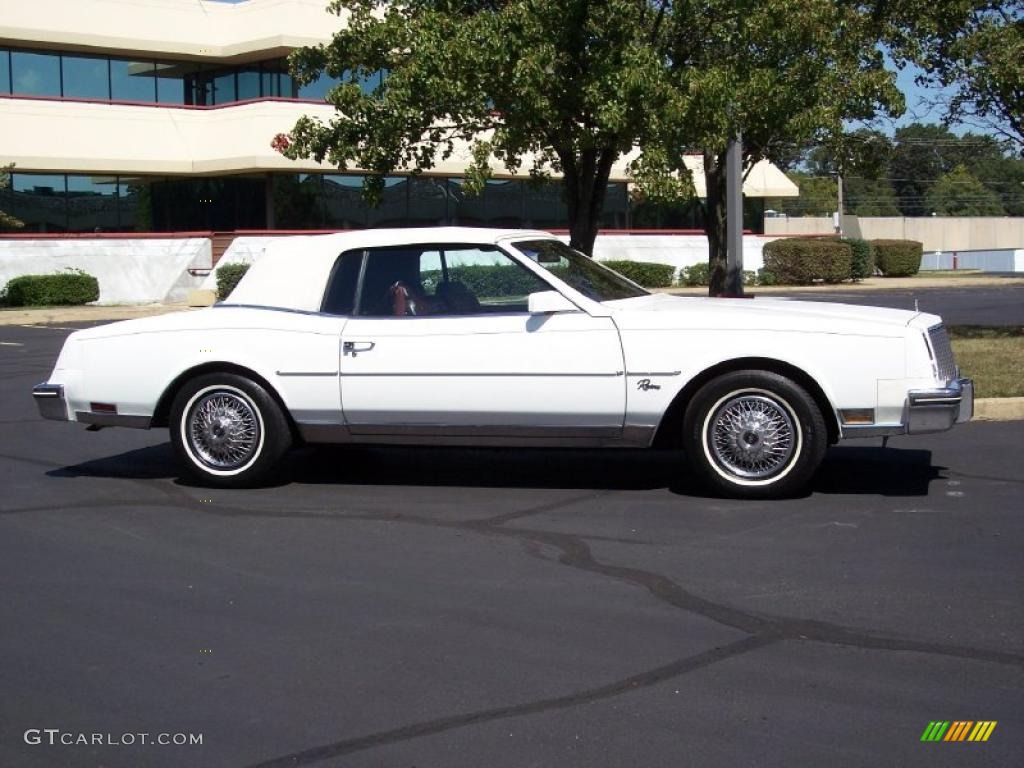 1983 Riviera Convertible - White / Red photo #4