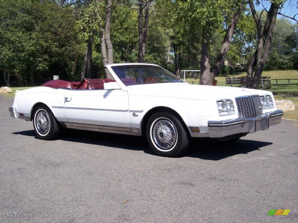 1983 Riviera Convertible - White / Red photo #10