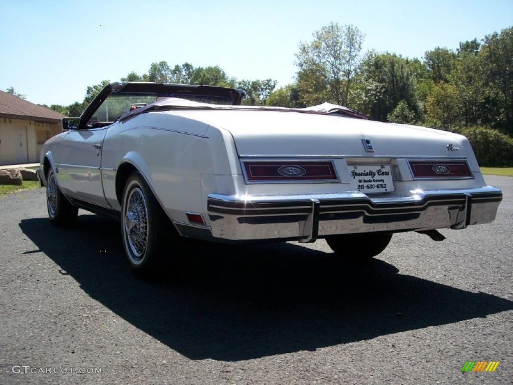 1983 Riviera Convertible - White / Red photo #16