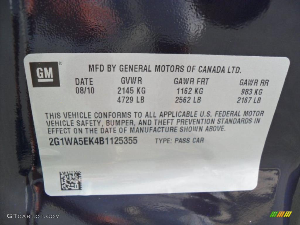 2011 Impala LS - Imperial Blue Metallic / Ebony photo #6