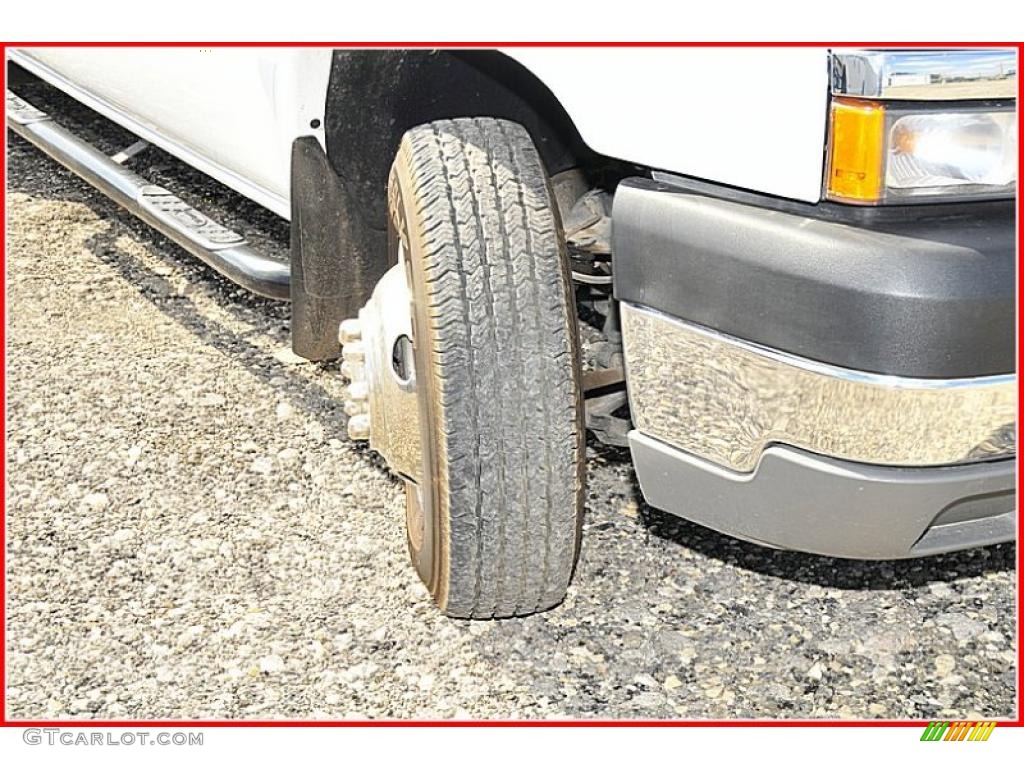 2003 Silverado 3500 LS Crew Cab Dually - Summit White / Tan photo #11