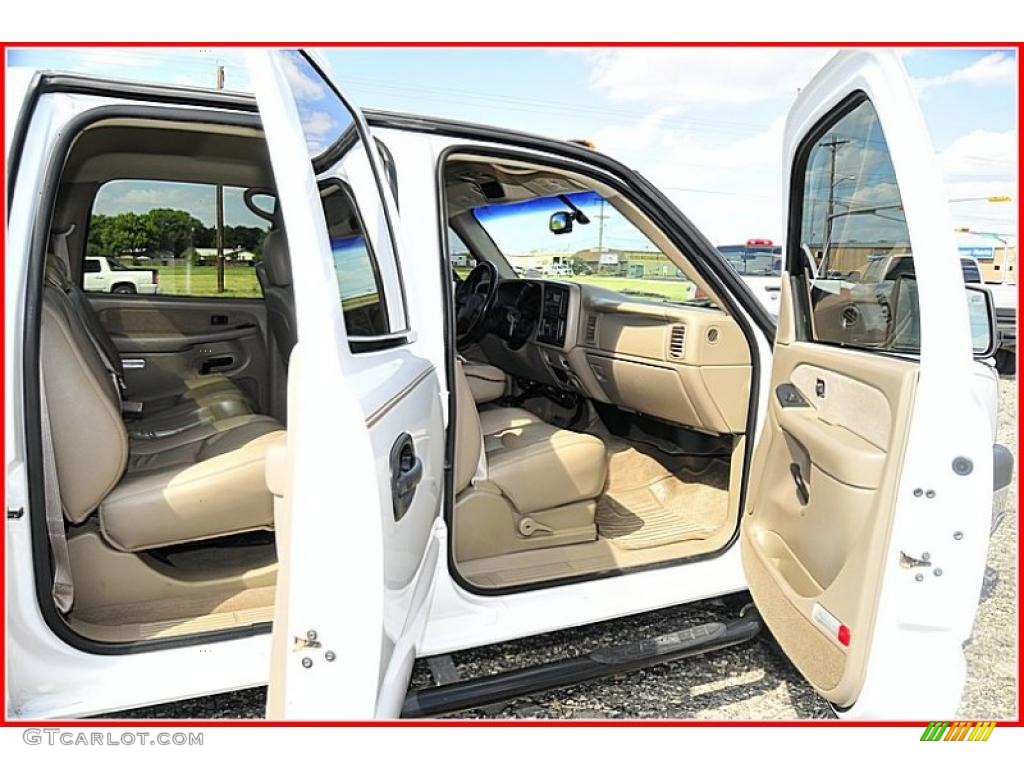 2003 Silverado 3500 LS Crew Cab Dually - Summit White / Tan photo #22