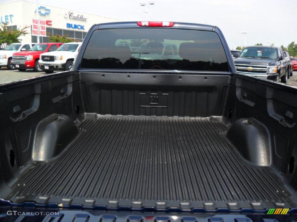 2011 Sierra 1500 SLE Extended Cab 4x4 - Midnight Blue Metallic / Ebony photo #17