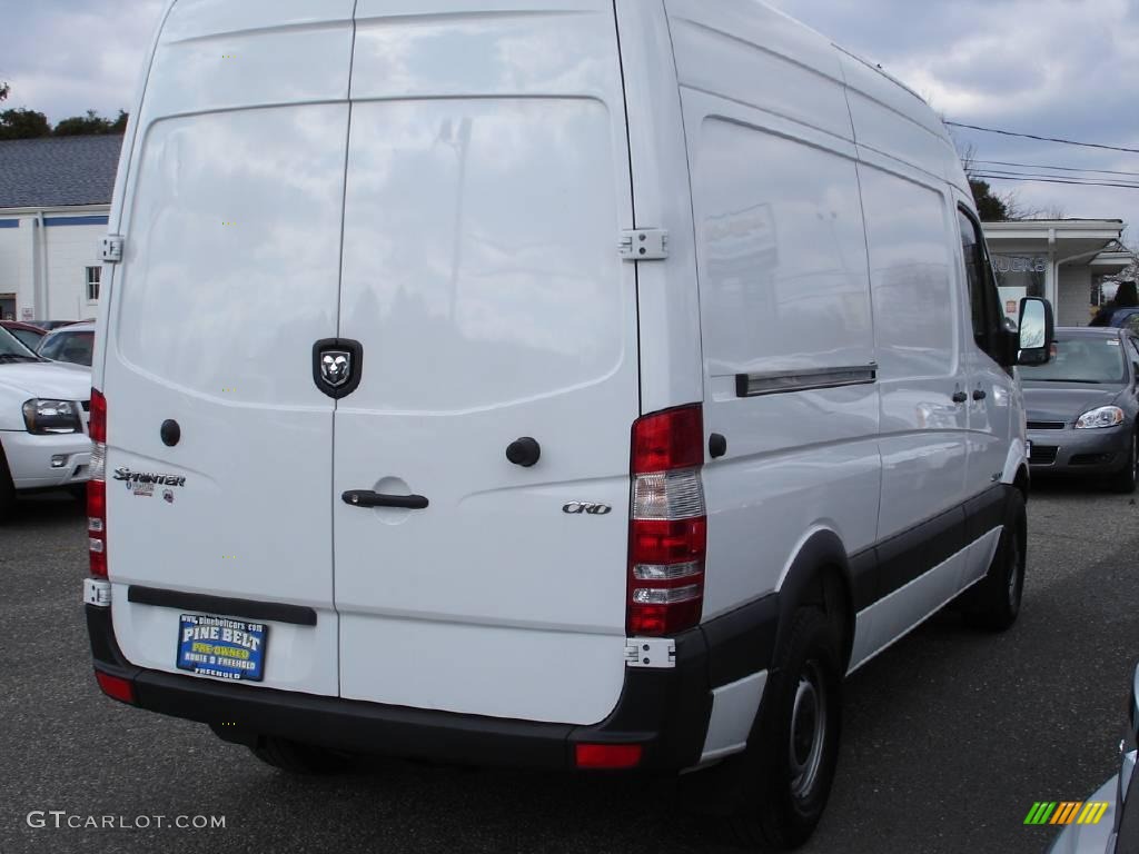 2007 Sprinter Van 2500 High Roof Cargo - Arctic White / Gray photo #3