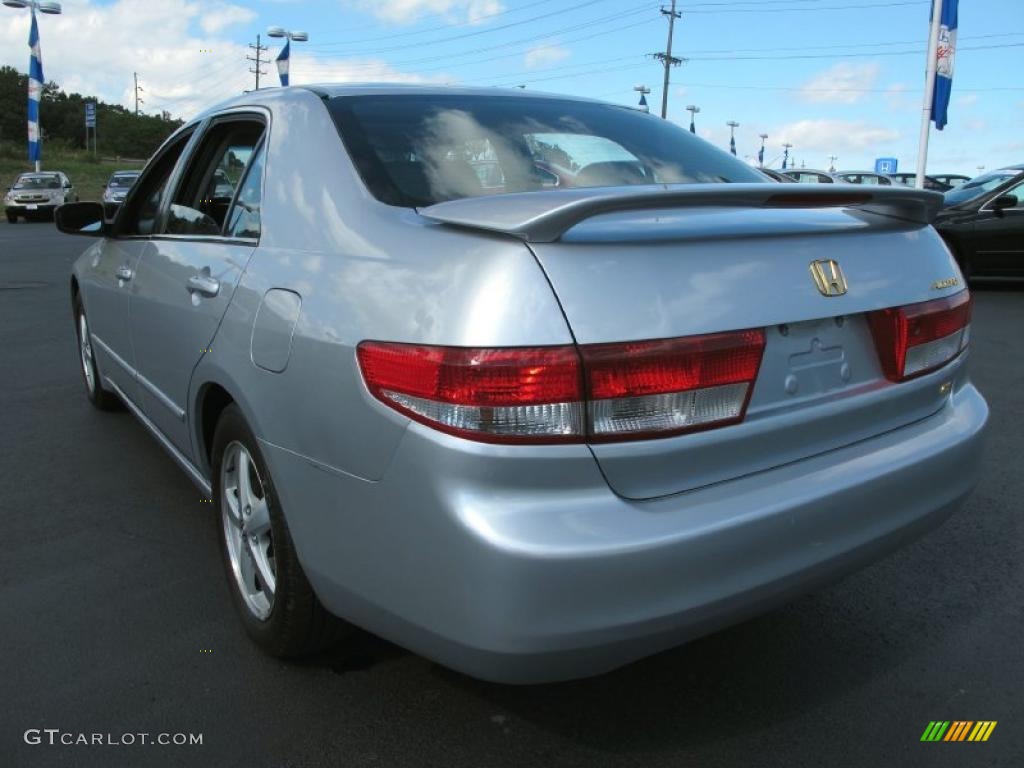 2003 Accord EX-L Sedan - Satin Silver Metallic / Black photo #2