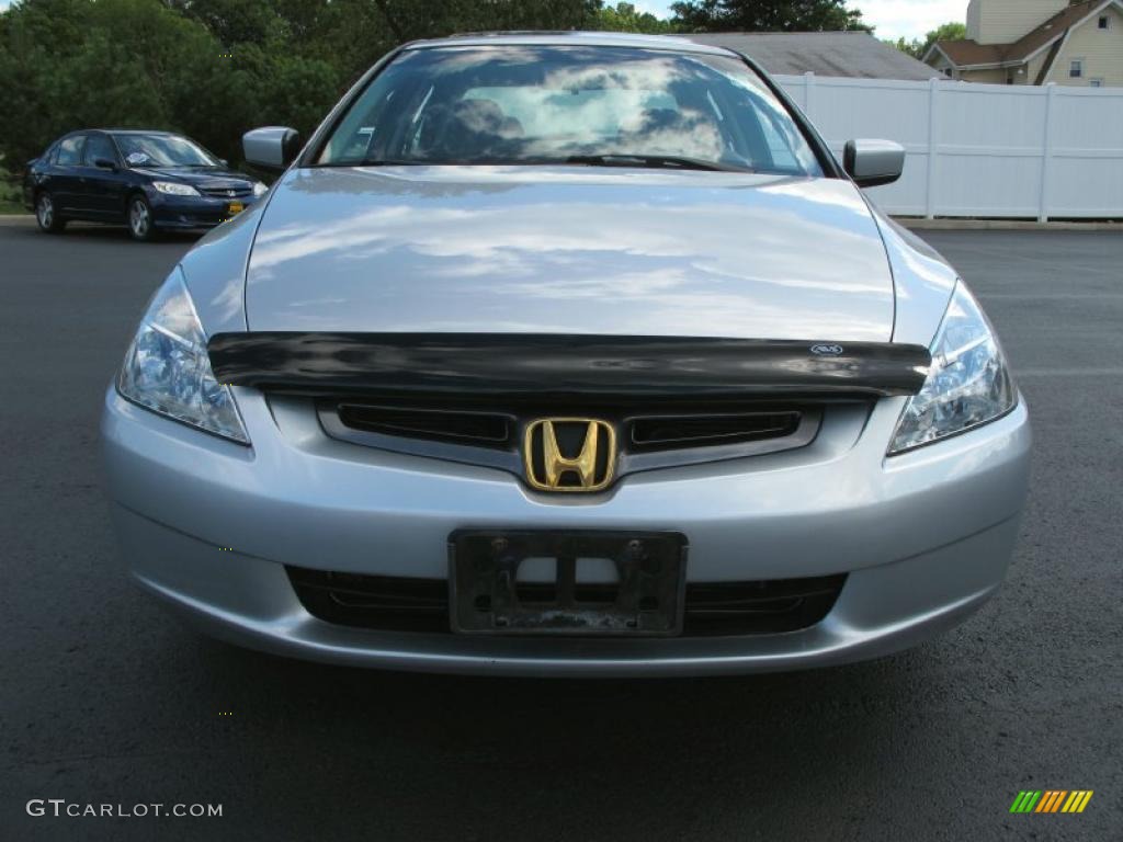2003 Accord EX-L Sedan - Satin Silver Metallic / Black photo #4
