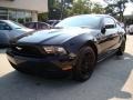 2010 Black Ford Mustang V6 Coupe  photo #2
