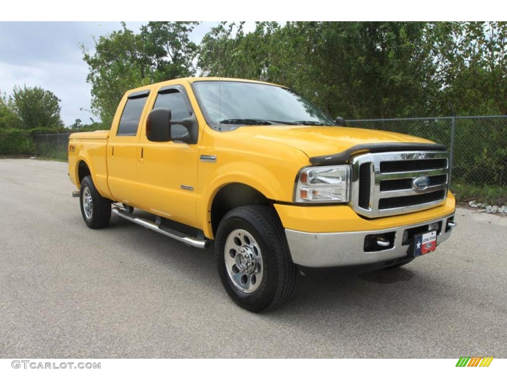 Screaming Yellow Ford F250 Super Duty