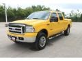 2005 Screaming Yellow Ford F250 Super Duty FX4 Crew Cab 4x4  photo #10